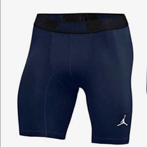 Nike Jordan Mens Compression Shorts 6” Navy XS